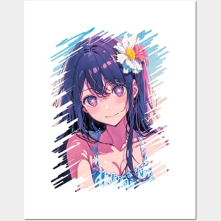 Hoshino Ai Posters and Art